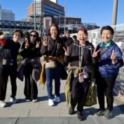 【女子プロOG】ナンシー久美、山田敏代らレジェンドが大集結！ 横浜・センター北から中華街まで16kmを踏破「歩きましょう」 総勢70名が参加、ゴール後は中華街で祝杯