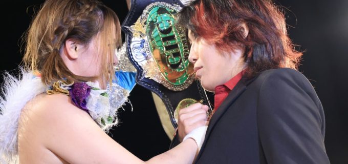 【ノア】岩谷麻優、GHC女子防衛戦は1.24後楽園で林下詩美と激突！ 直訴受諾「高い壁知らしめる」 “魔界の住人”愚零闘咲夜が乱入、Chi Chiに毒霧＆ZONES拉致の怪奇