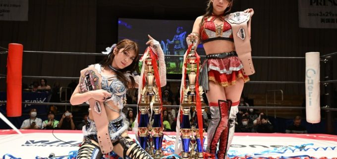 【東京女子】上福ゆき＆上原わかなが決勝で瑞希＆高見汐珠を破りタッグトーナメント初制覇！「私たちより全部上回ってる人に挑戦してほしい」