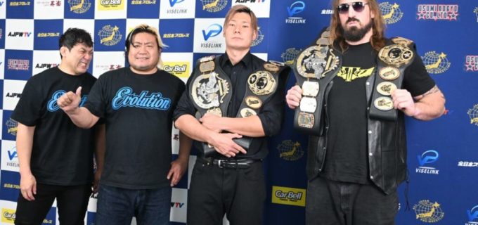 【全日本】諏訪魔＆鈴木秀樹が“エボリューション”復活！ 王者・綾部＆タロースは「絶望」通告／2.23大田区世界タッグ戦会見
