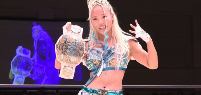 【マリーゴールド】“増量マックス”のゴチカを粉砕！ ビクトリア弓月がUN王座V4「ユナイテッドが一番面白いってことをこれからも見せていきます」