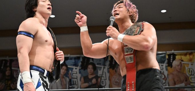 【DDT】挑戦者KANONが宣戦布告「DDT、プロレス界全部、KANONで染める」 王者・上野のスイッチ入る