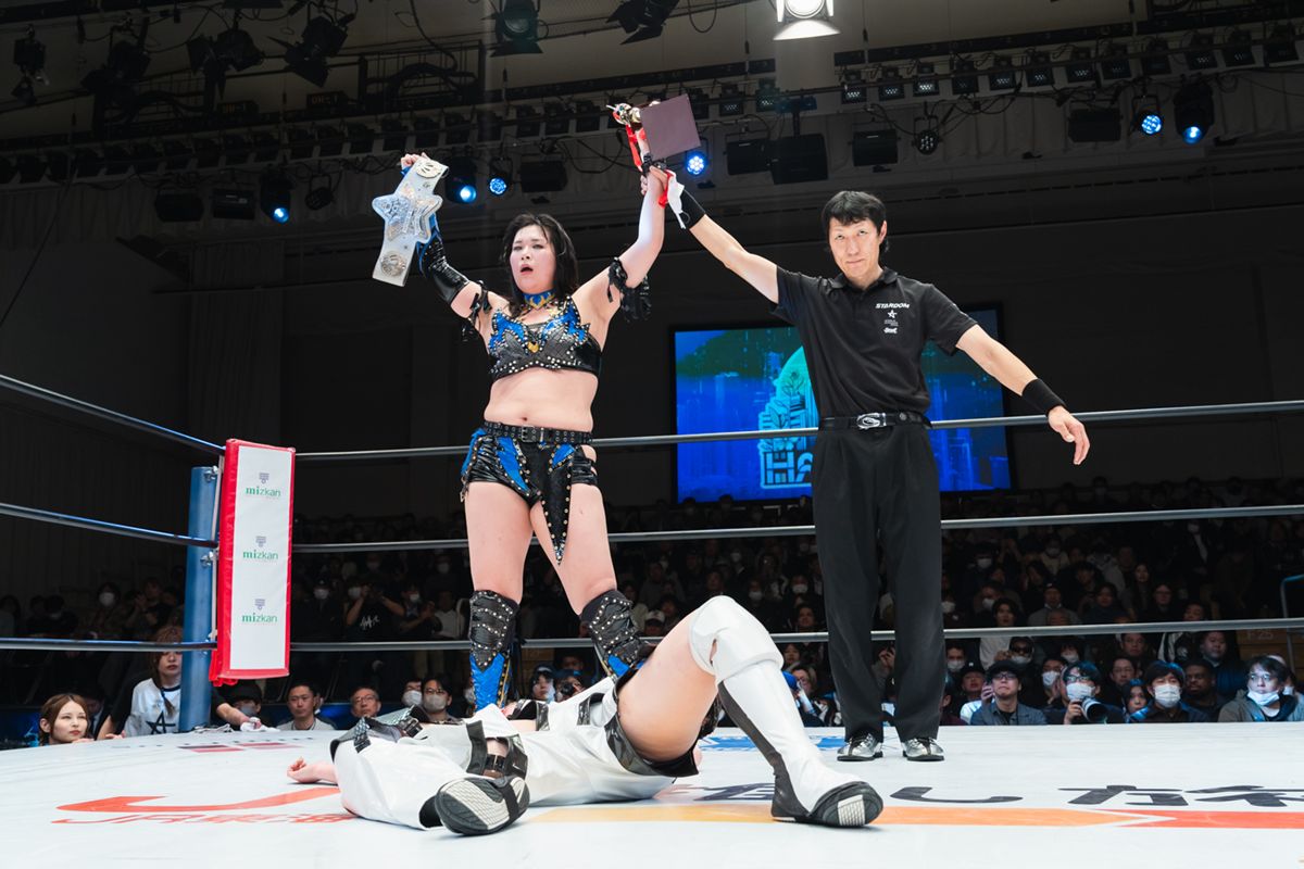 スターダム】残り9秒の死闘！ 卒業間近のHANAKOがフューチャー王座V3