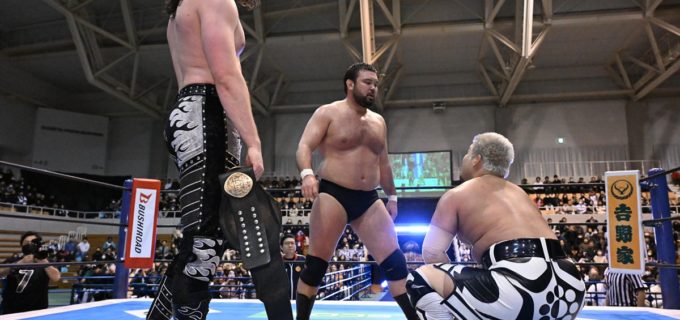 【新日本】OSKARがウルフアロンの姿勢を猛烈批判「真剣にやるつもりがないなら、DDTに行け！」K.O.Bが金メダリストに浴びせた辛辣な洗礼