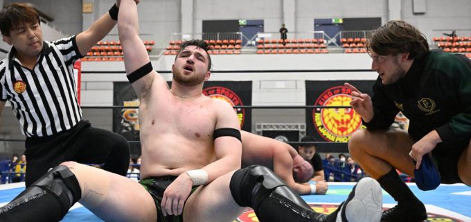 【新日本】カラム・ニューマンが急所攻撃で『NJC』8強へ強行突破！ 敗れたハートリー・ジャクソンは「決してくじけない」と『G1』出陣を直訴