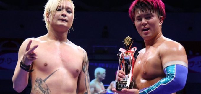 【全日本】青柳亮生＆ライジングHAYATOが『ゼンニチJr.タッグ』の頂点に立ちアジアタッグ奪還へ「今のアツハヤに勝てるタッグチームはどこにもいない」