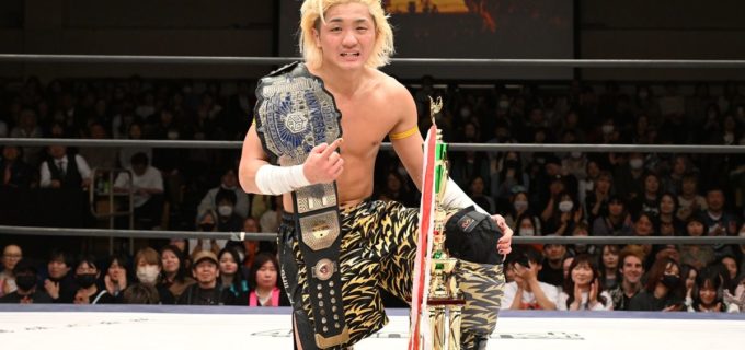 【DDT】須見和馬が佐々木大輔から大金星を挙げ、UNIVERSAL王座戴冠！4・18福岡での初V戦の相手に勝俣瞬馬を指名