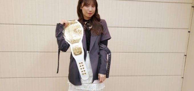 【東京女子】プリプリ新王者・荒井優希「このベルトとともに着実に強く成長していきたい」4・16米ラスベガスでJ-RODと敵地で初V戦