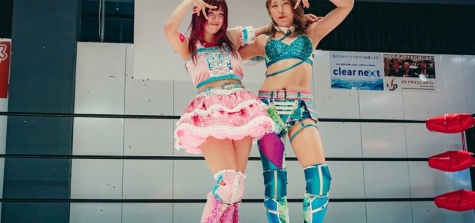 【飛鳥プロレス】しのせ愛梨紗の「エンジェリック☆キュアーズ」が紫雷美央＆松澤さんにまさかの敗退!?　5・4川崎で「まこみおバリューセット」と敗者ユニット解散マッチへ