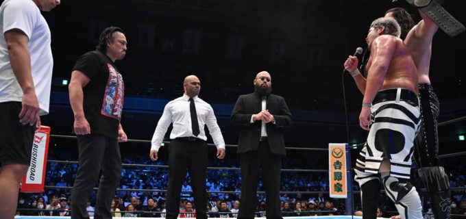 【新日本】Yuto-Ice＆OSKARが熱戦制し毘沙門を逆指名！ UEも乱入しタッグ戦線は三つ巴へ「カネになるプロのケンカ、これがオレのプロレスだ！」