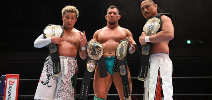 【新日本】“毘沙門チン”が悪の無法殺法を粉砕してV2達成！ ボルチン・オレッグは成田蓮の持つNEVER無差別級王座へ力強く挑戦表明「次はNEVERの挑戦、オレだよ！逃げるな！」