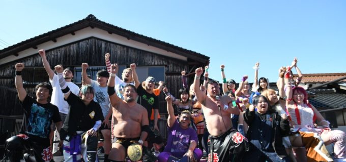 【がいせん桜プロレス】石川修司が関根龍一を退けユニオンMAX王座V3！愛野ユキ組がアジャコング組を下し特産お肉10kgゲット！