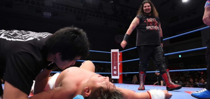 【全日本】CC連覇へ好発進の斉藤レイが羆嵐とのスーパーヘビー級の肉弾戦を制す「今年も最後にあのドでけぇトロフィーを持って、ビールと一緒に乾杯してやるぜ」