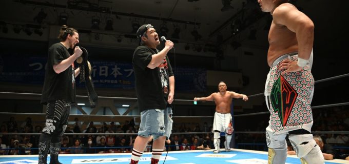 【新日本】毘沙門が手段を選ばない帝国軍を粉砕し、IWGPタッグ挑戦権を奪取！王者Yuto-IceとYOSHI-HASHIがマイク合戦「空前絶後のハイを、オマエたちに与えてやるよ！」