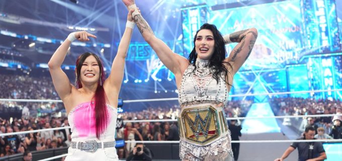 【WWE】日本人出場ゼロの危機を救った“盟友の絆” イヨ・スカイが電撃登場でリア・リプリーの王座戴冠をアシスト