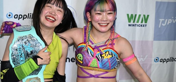 【東京女子】プリプリ＆インターW前哨戦は鈴芽が風城ハルに直接勝利で防衛に弾み！「私たちがまた2人でベルト持って立つところを見に来てください！」