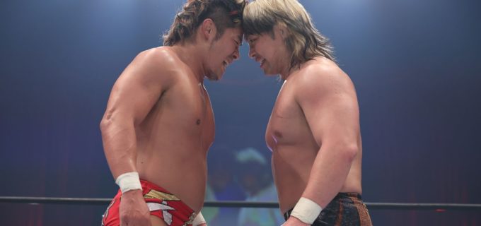 【新日本】大岩陵平が次代を担う熱きテクニック合戦の末に上村優也に宣戦布告「お前こそがライバルだ」