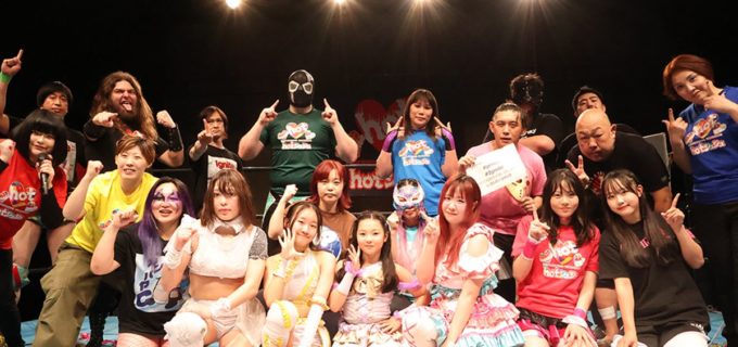【hotシュシュ】愛梨紗＆ませの純血タッグが1dayトーナメント制覇！ 試合後には緋彩シスターズがタニーマウスの“実の姪っ子”と明かす