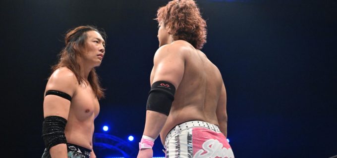 【新日本】海野翔太がTAKESHITAの“アシスト”で勝利も握手拒否される！チェーズの“窃盗疑惑”で明日のTV王座戦へ遺恨沸騰「俺のベルト、返せ？」