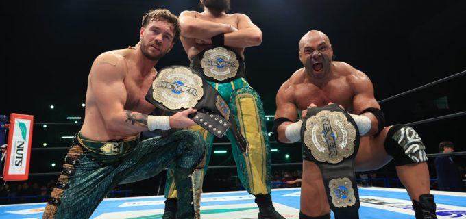 【新日本】ウィル・オスプレイ帰還でUNITED EMPIREがNEVER6人タッグを強奪！ 勢いそのままにIWGPタッグ王者K.O.Bへ宣戦布告