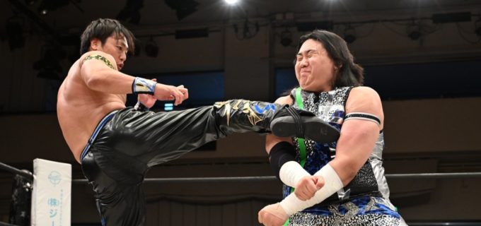 【DDT】「KING OF DDT」13年ぶり優勝目指すHARASHIMAが“現役高校生レスラー”佐藤大地に快勝！「強い青木真也をクリアして優勝します」