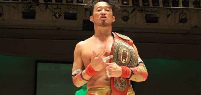 【ノア】丸藤正道がGHCナショナル王座奪取、前王者ウルフの強さを称賛！挑戦表明のタダスケに「いつまでも三下じゃしゃあないだろ」