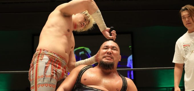 【ノア】清宮海斗がALL REBELLION解散阻止！ マサ北宮を丸刈りもヒゲ残しに激怒「このリングは床屋じゃねえんだ」