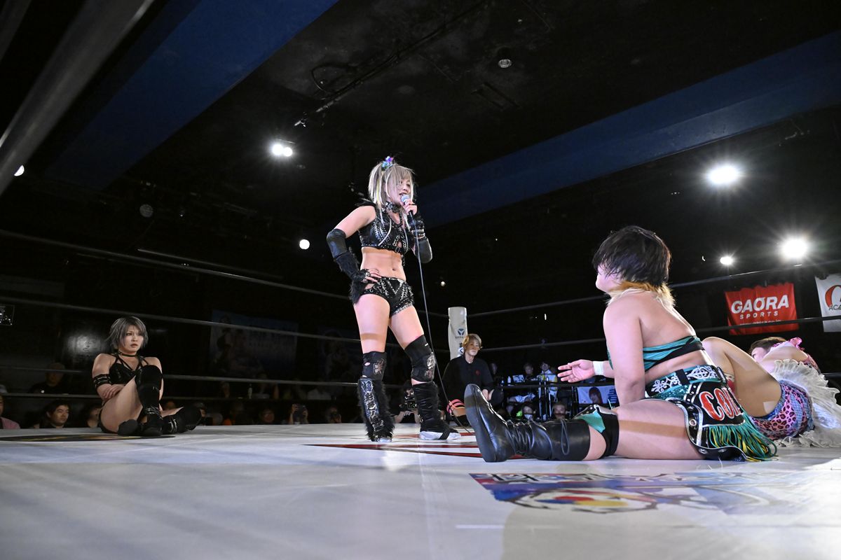 OZアカデミー】黒い安納サオリ＆ウナギ・サヤカの新タッグ「漆黒の