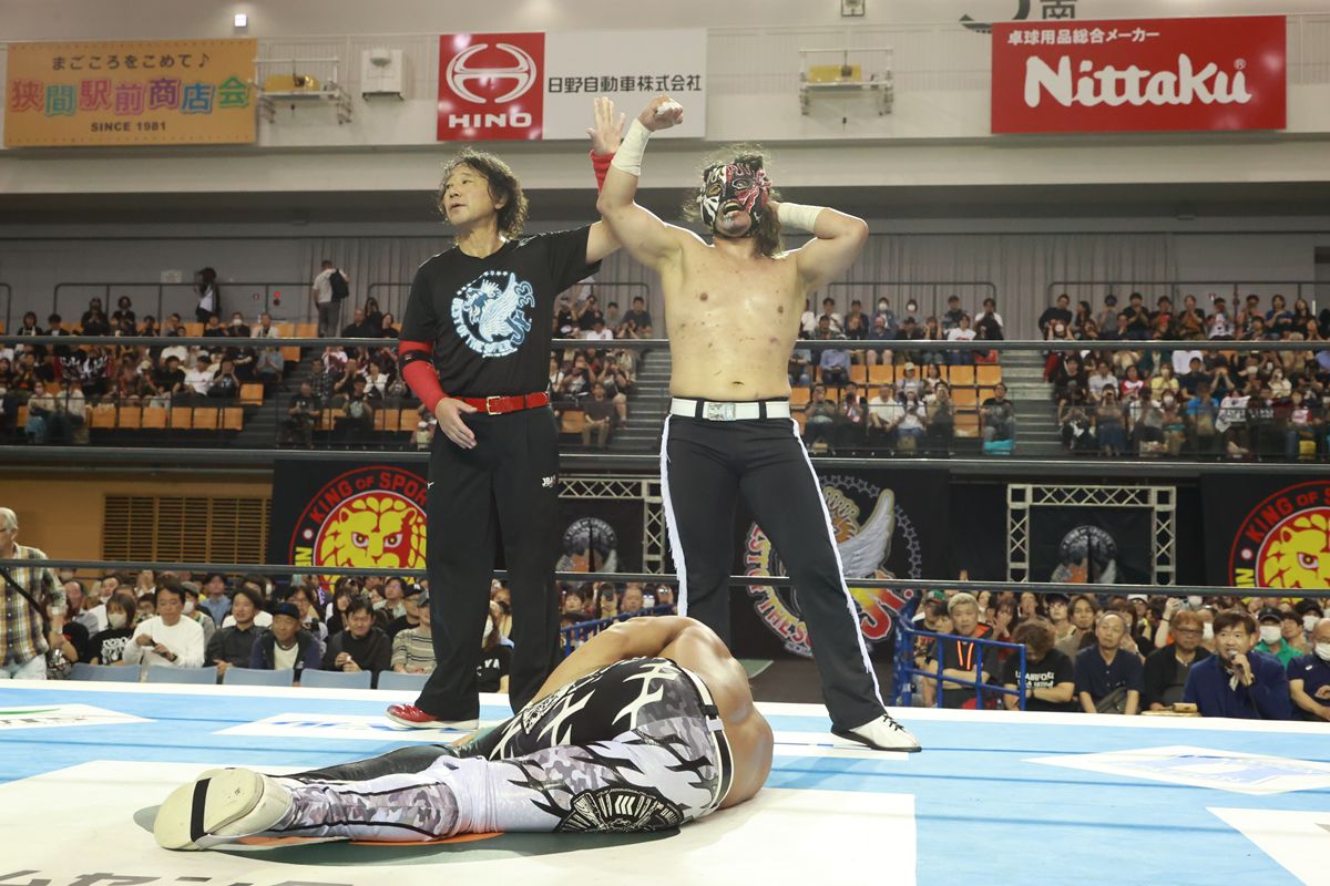 新日本】エル・デスペラードが石森太二との激闘制し「新日本ジュニアは