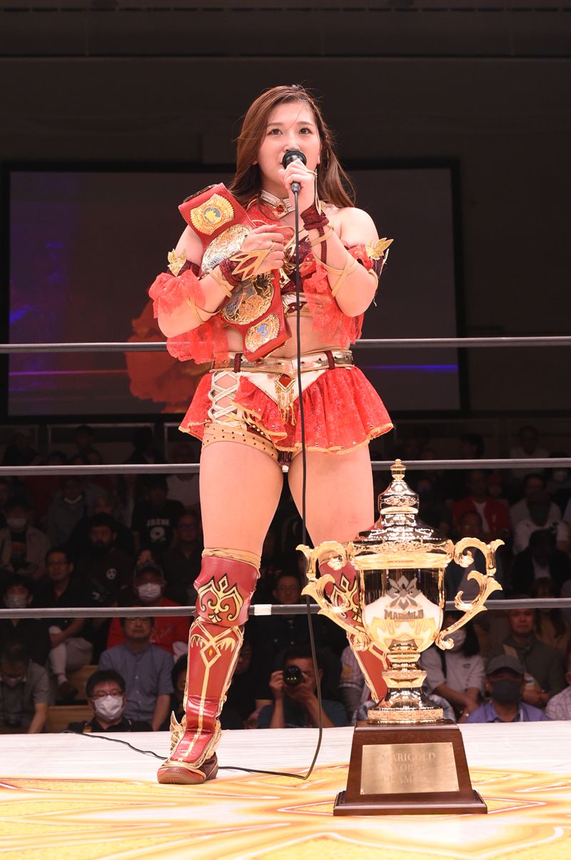 マリーゴールド】林下詩美退団を前に、V4達成の青野未来が宣言「逆風が