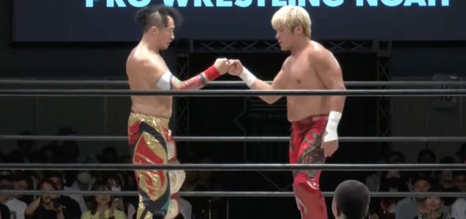 【ノア】丸藤＆拳王がOZAWAの“唾液攻撃”を凌いで初戦白星！ 全勝優勝でのGHCタッグ奪還を誓う「俺たち優勝して取り返しにいこう」
