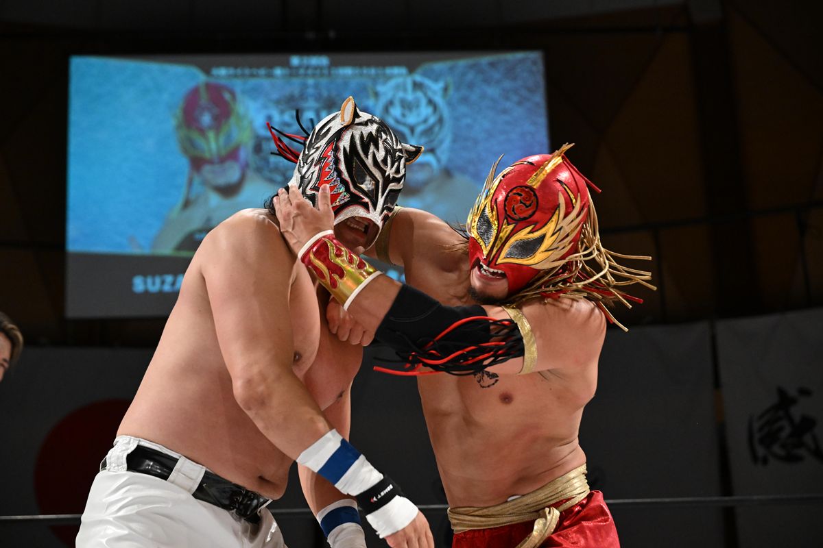 大阪プロレス】アルティメット・スパイダーJrが開幕戦でTiiiDAを撃破