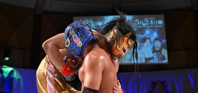 【大阪プロレス】アルティメット・スパイダーJrが開幕戦でTiiiDAを撃破！ Rogue Nationの暴走乱入で大瀬良が松房を下し波乱のライトヘビー級T開幕
