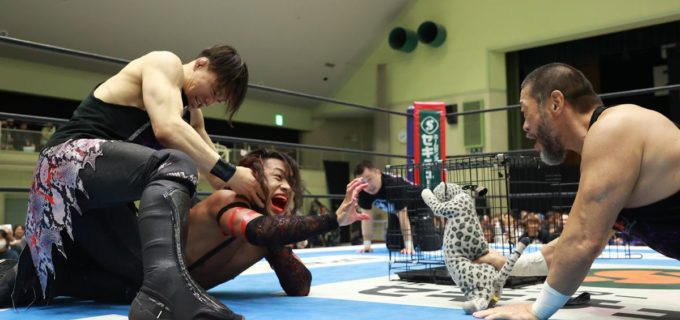 【新日本】みょんみょん奪還ならず！豹が執念のレッドミストで金丸義信を下すも、H.O.Tの悪行に悲痛な叫び「俺の全てを懸けて、テメーらぶっ潰してやる！」