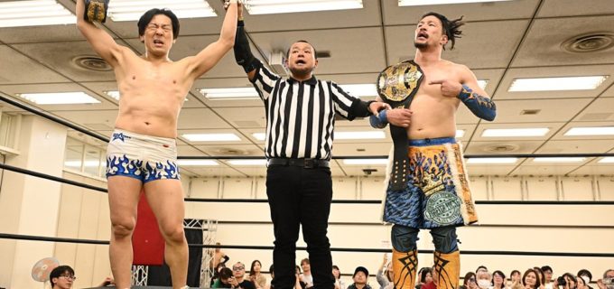 【ガンプロ】前口太尊が和田拓也とのコンビで小路晃＆関根“シュレック”秀樹を破り、SOG世界タッグ王座初V！6・14高島平で渡瀬瑞基の持つSOG世界無差別級王座に挑戦へ
