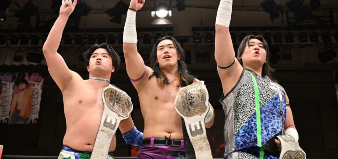 【DDT】ペールユースがNωA Jr.の猛追を退けKO-D6人タッグ王座V4！「最多防衛記録狙おうよ」とさらなる高みへ！