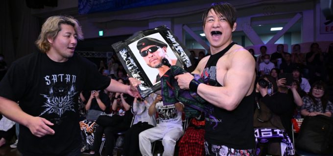 【新日本】師匠・ディック東郷の顔写真が勝敗を分けた！SHOが佐々木大輔の一瞬の躊躇を突き『BOSJ』5勝目「ワシが優勝したらぁ、オイ！ 他の連中との格の違いをよ、見せつけてやるわ」