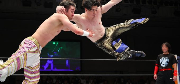 【新日本】AEＷの天才児ニック・ウェインの猛攻を耐え凌ぐ！マスター・ワトが意地の通天閣ジャーマンで『BOSJ』準決勝進出「今まで一度も倒したことのないYOHを倒す！」
