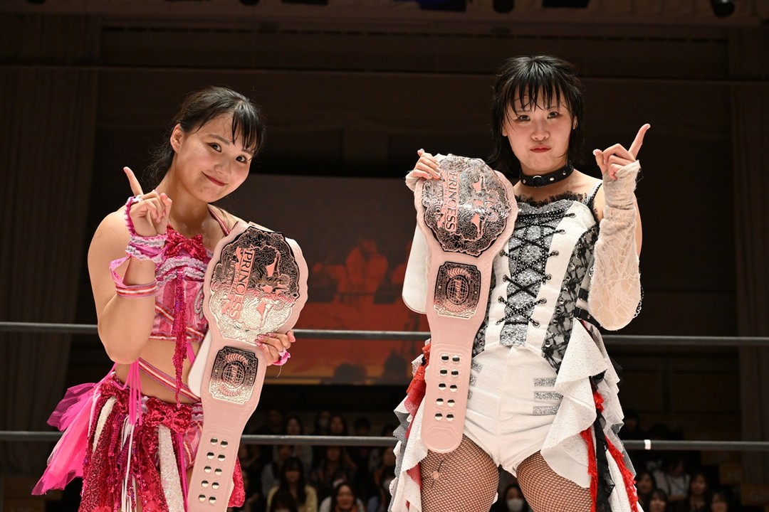 レジェンドプロレスラー　2体セット 東京女子】渡辺＆辰巳の白昼夢が瑞希＆高見を破り、プリンセスタッグ