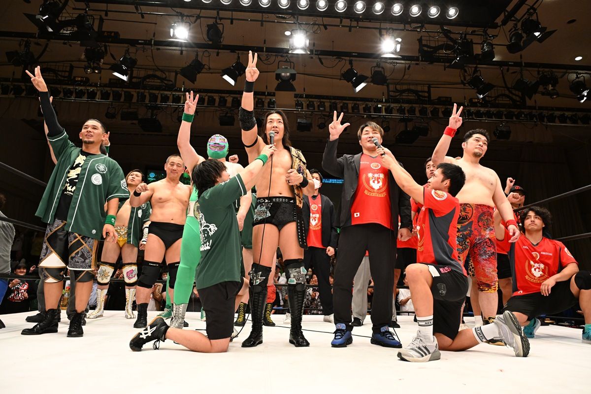 DDTvs新日本 一面対抗戦PART2～後編】サプライズ登場のTAKESHITAの奮闘