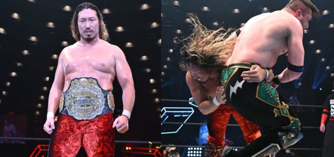 【新日本】辻陽太が新技ファイヤーブラスターでカラム・ニューマンからIWGP奪還！大阪城で高らかに宣言「俺たちが“現世代”だ！」