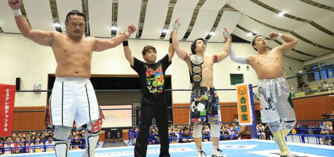 【新日本】『G1』前哨戦は後藤革命軍が激勝！必殺の「消灯」が外道を沈め、真夏の祭典へ向けて弾み！YOSHI-HASHIがウルフアロンへ燃やす生え抜きの意地「新日本プロレスを胸にたっぷり刻んでやる」