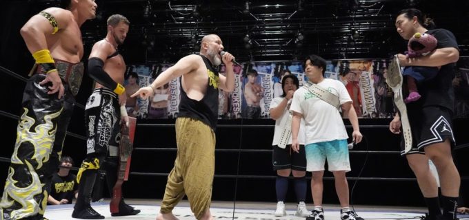 【DDT】クリス＆HARASHIMAがKO-Dタッグ王座死守！ 次なる標的はペールユースの持つ6人タッグ王座、互いのベルトを懸けた2大王座戦へ