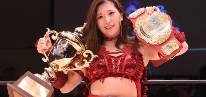 【マリーゴールド】青野未来、115キロの巨漢を退けV5達成！重圧を跳ね返し、初観戦の父に「最高の誕生日プレゼントにできたと思う」