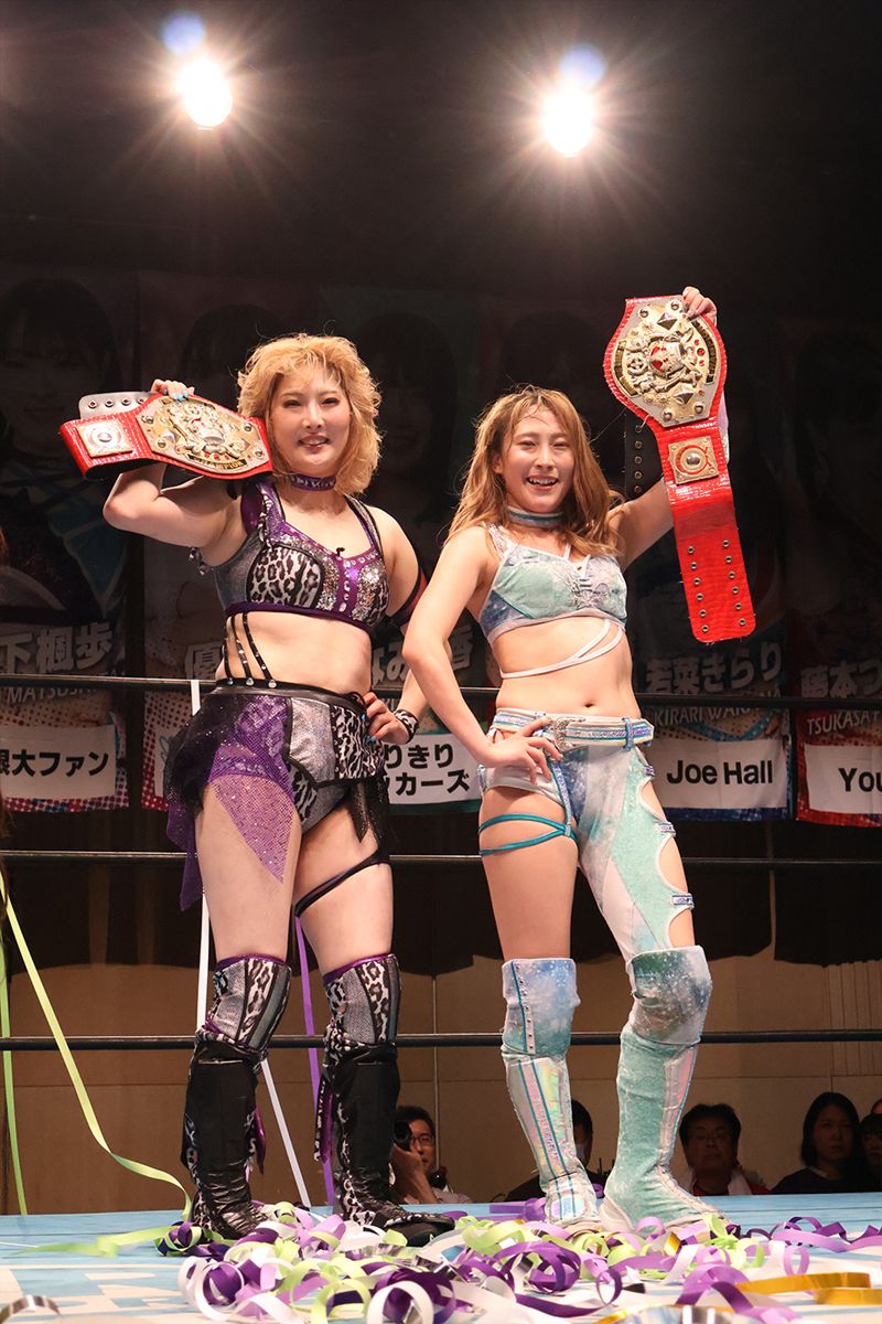 アイスリボン】真琴＆柳川澄樺がインターナショナルリボンタッグV3