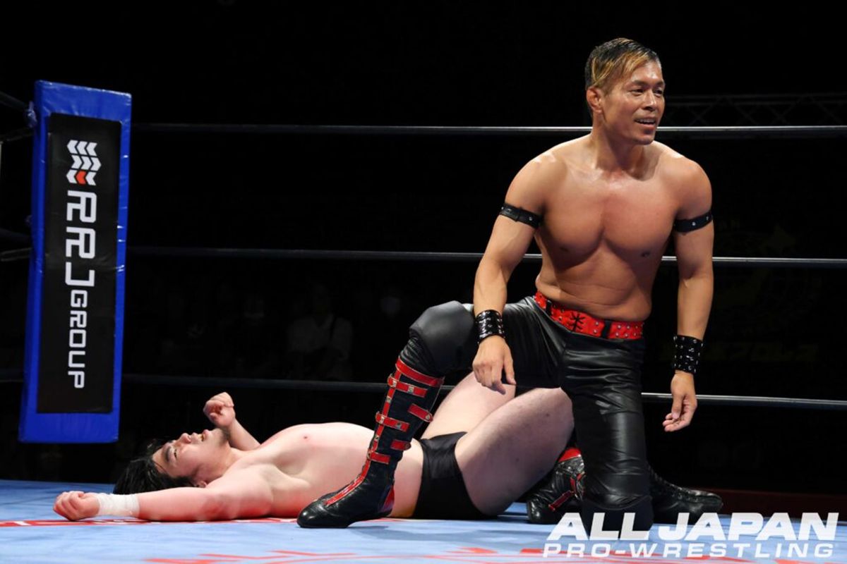 全日本】”ミスター斉藤”土井成樹が新王者・田村男児から電光石火のピン