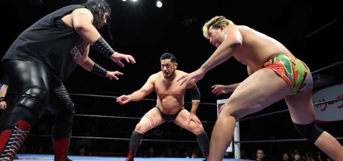 【全日本】斉藤レイが異色3WAYマッチで見せつけた絶対的パワーと世界タッグ王者の余裕！小河彪の奮闘を真っ向から称賛「名前覚えたぜ」