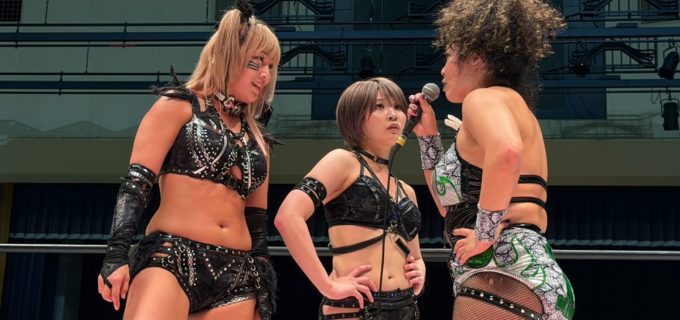 【OZアカデミー】漆黒のオイモカブキがタッグ王座挑戦表明！ メインはファントムリミットが正危軍を撃破＜6.28沖縄＞