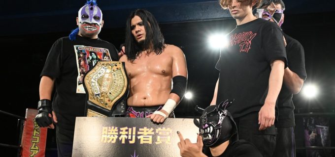 【DDT】同世代の意地が激突！ “カリスマ”佐々木大輔が石川修司と石井慧介の猛攻を退けV2達成「俺たち3人がベスト・オブ・インディーだ」