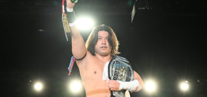 【DDT】勝俣瞬馬がビアガーデンプロレス名物マッチ『KING OF DRUNK』で勝利し、いつでもどこでも挑戦権を獲得！イルシオンが「いつでもどこでもいつでもどこでも挑戦権挑戦権」を発案